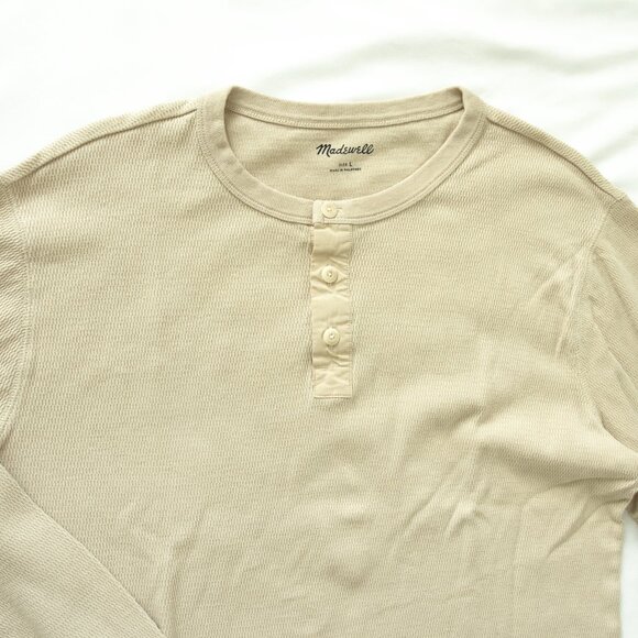 Madewell Thermal Henley Tee - Picture 2 of 3
